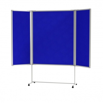 Moderationstafel, fahrbar - Stoff, 196x120 cm HxB Moderationstafel, fahrbar - Stoff, 196x120 cm HxB